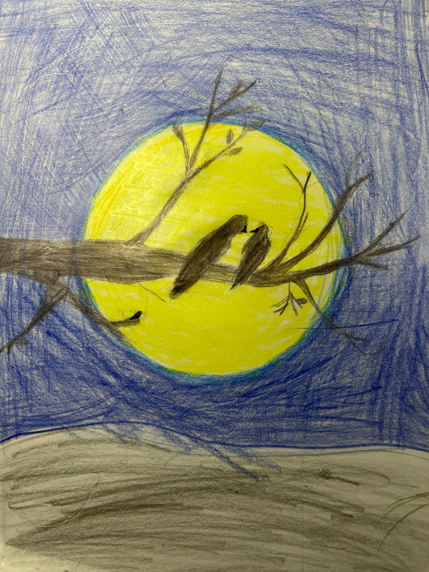 Робота учня - захід сонця